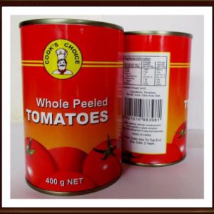 Tinned Food and Vegetables