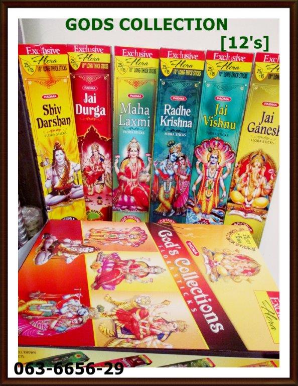 063 INCENSE STICK 063-6656-29 GODS COLLECTIONS AGARBATI DOZ $12.23