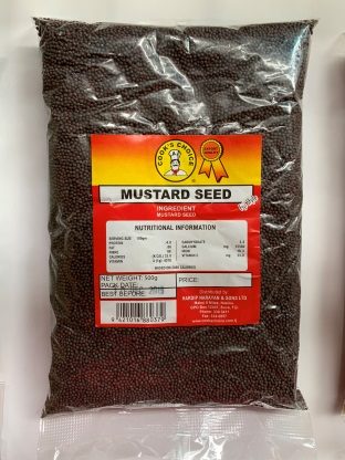 105 SPICES 105-1757-01 COOK'S CHOICE MUSTARD SEEDS 50G PKT $0.52 942101688034-8